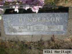 Walter E Henderson