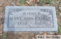 Mary Ann Chapman Fairly