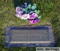 Harold A Sanders, Sr