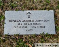 Duncan Andrew "andy" Johnson