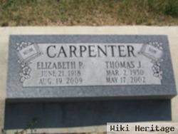 Elizabeth Lucille Martha "betty" Plahn Carpenter