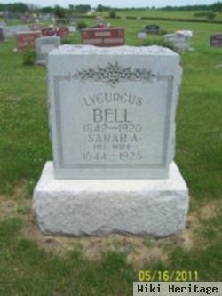Sarah Ann "sally" Robinson Bell