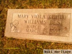 Mary Viola Griffin Williams Best