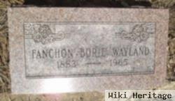 Fanchon Borie Wayland