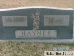 Sara Virginia Haynes