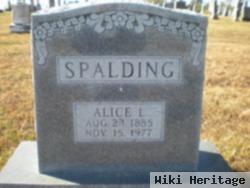 Alice L. Bell Spalding