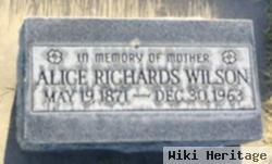 Alice E. Richards Wilson