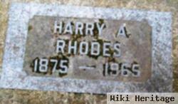 Harry A Rhodes