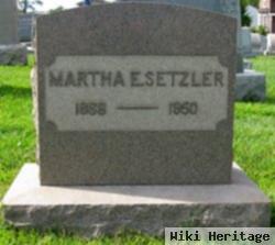 Martha E. Setzler