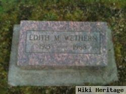 Edith M Wethern