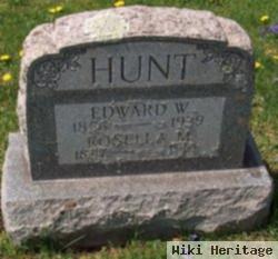 Edward W Hunt, Sr