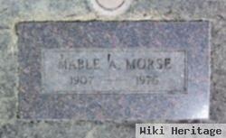 Mable A Morse