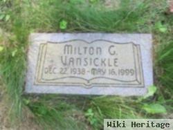 Milton G Van Sickle