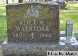 Alice M. Washtoak