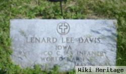 Pvt Lenard Lee Davis