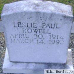 Leslie Paul Rowell