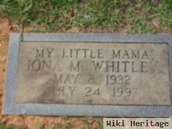 Iona M "my Little Mama" Whitley