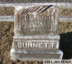 Julia Coleman Burnett