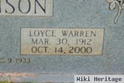 Loyce Warren Harrison