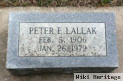 Peter E Lallak