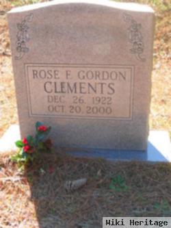 Rose F Gordon Clements