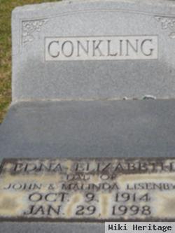 Edna Elizabeth Lisenby Conkling