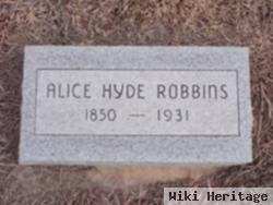 Alice Hyde Robbins