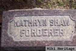 Kathryn Shaw Forderer