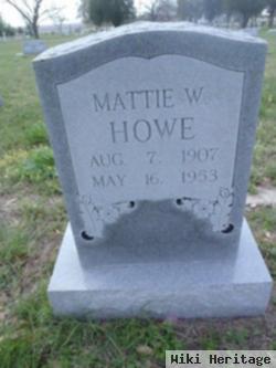 Mattie Elaine Wright Howe