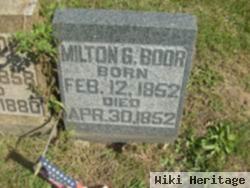 Milton G. Boor