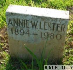 Annie W. Lester