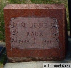 M Josie Rauk