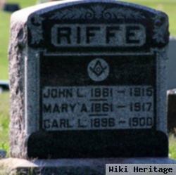 Mary A "mollie" Medes Riffe