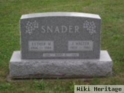 J. Walter Snader