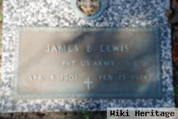 Pvt James Baxter Lewis