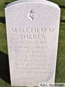 Malcolm M Sherer