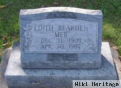 Edith "mer" Bearden