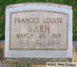 Frances Louise Karn