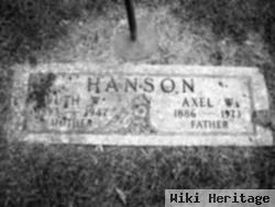 Axel W Hanson