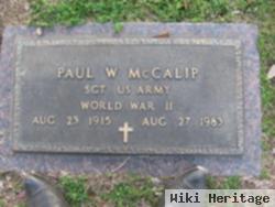 Paul W. Mccalip