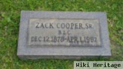 Benjamin Zackariah "zack" Cooper, Sr