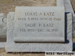 Sadie P Katz