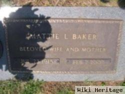 Mattie L Baker