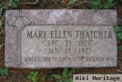 Mary Ellen Thatcher