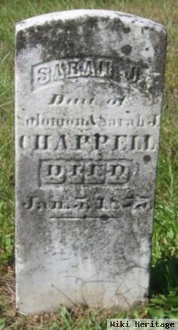 Sarah J Chappell