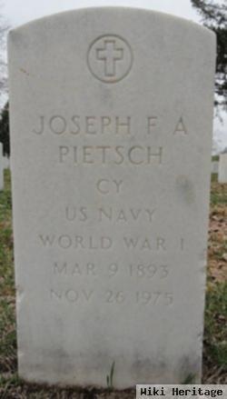 Joseph F Pietsch