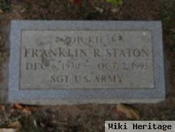 Sgt Franklin R "dickie" Staton