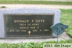 Donald Paul Geye