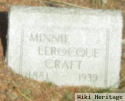 Minnie Lerocque Craft