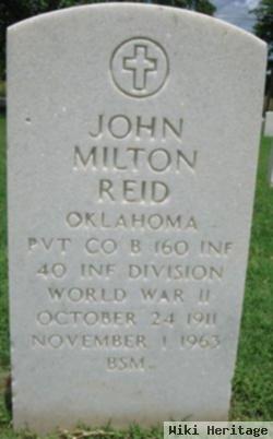 Pvt John Milton Reid